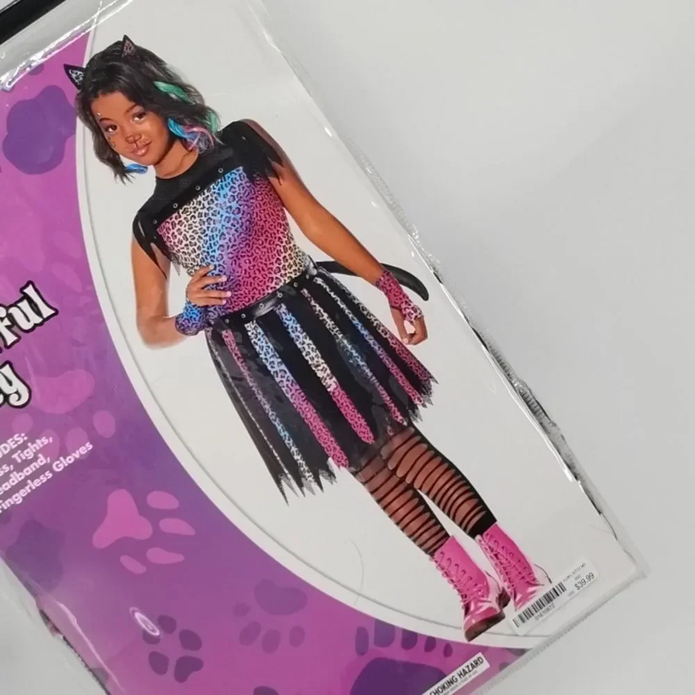 Spirit Colorful Kitty Kids Costume - Medium - Picture 4 of 8